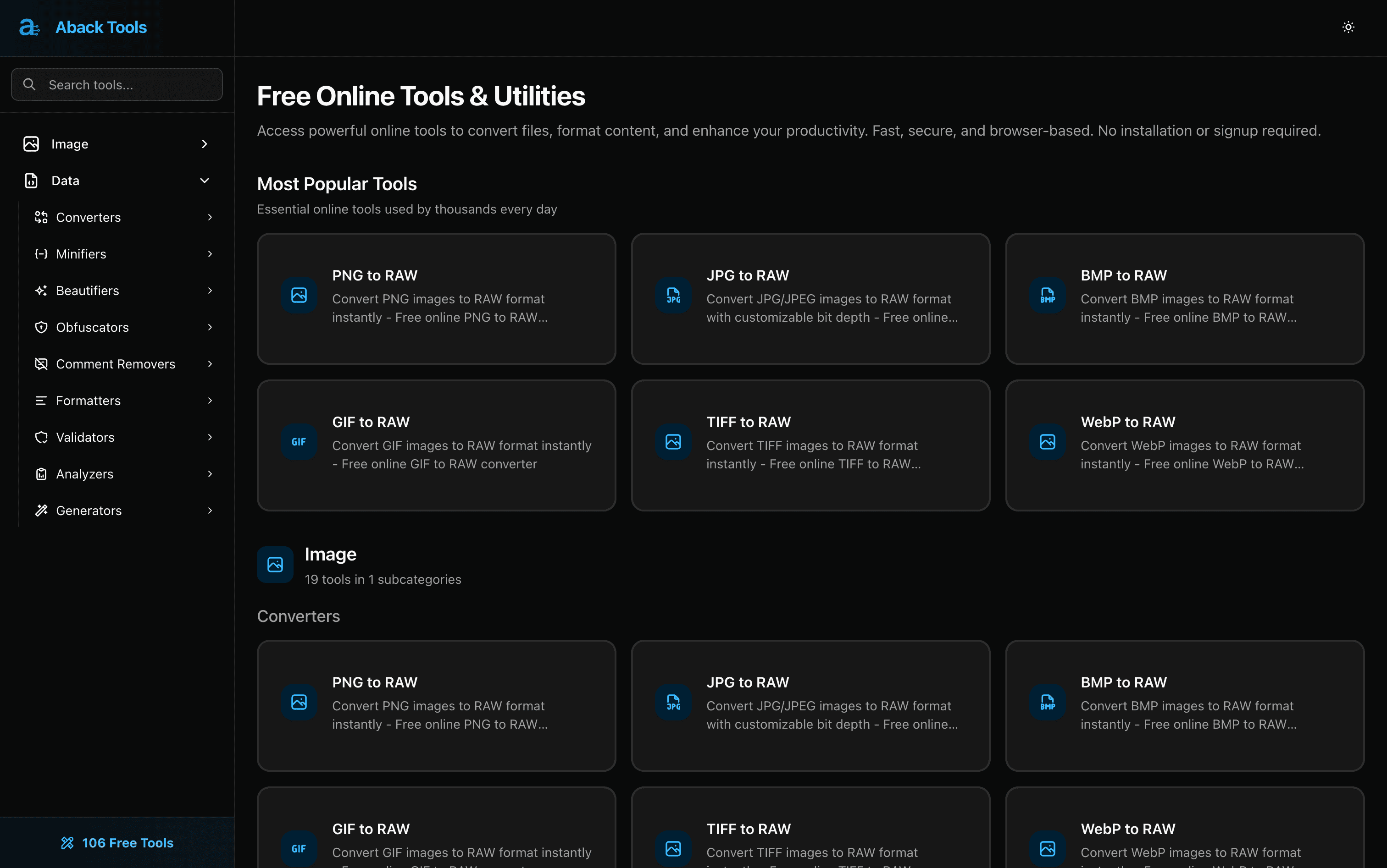 Aback Tools - AI Tool