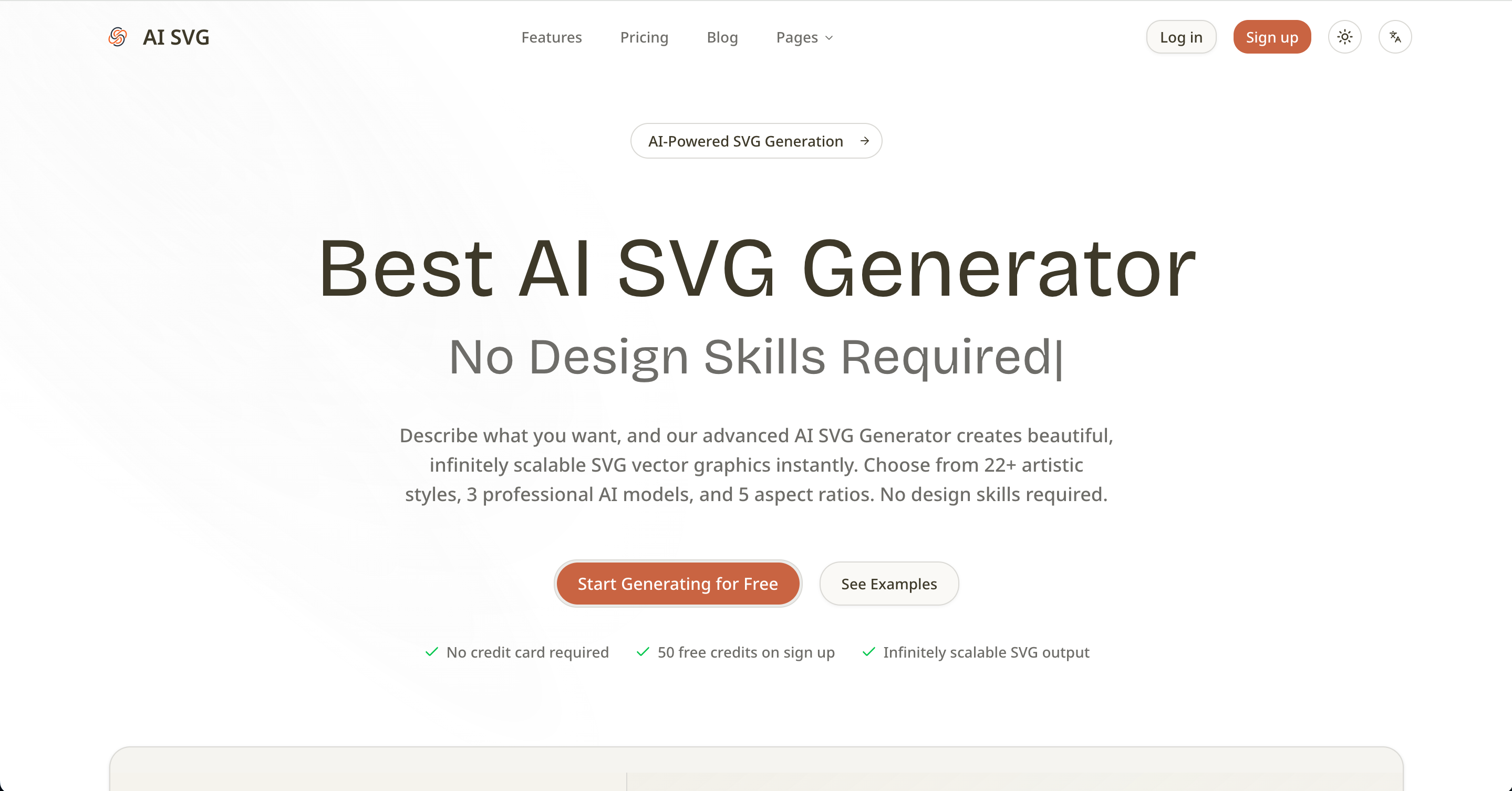 AI SVG Generator - AI Tool
