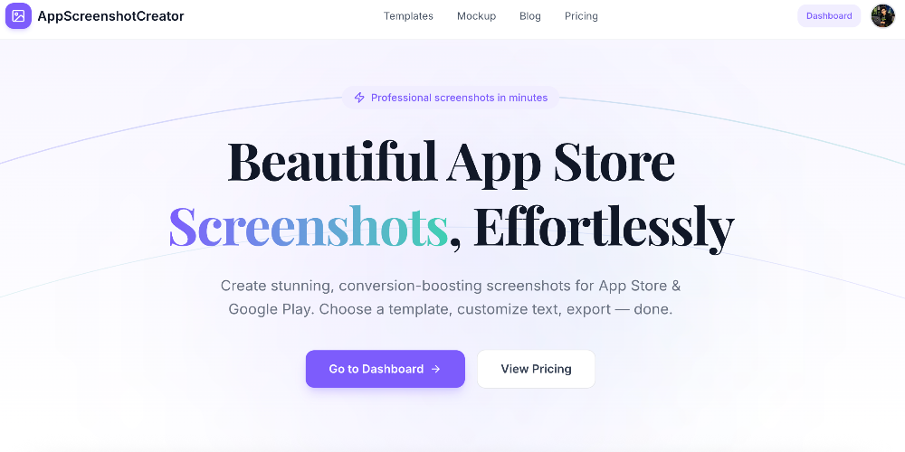 AppScreenshot Creator - AI Tool
