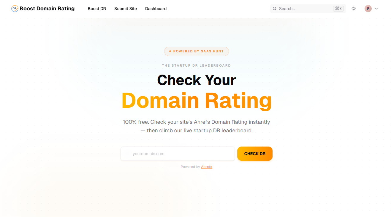 Boost Domain Rating - AI Tool
