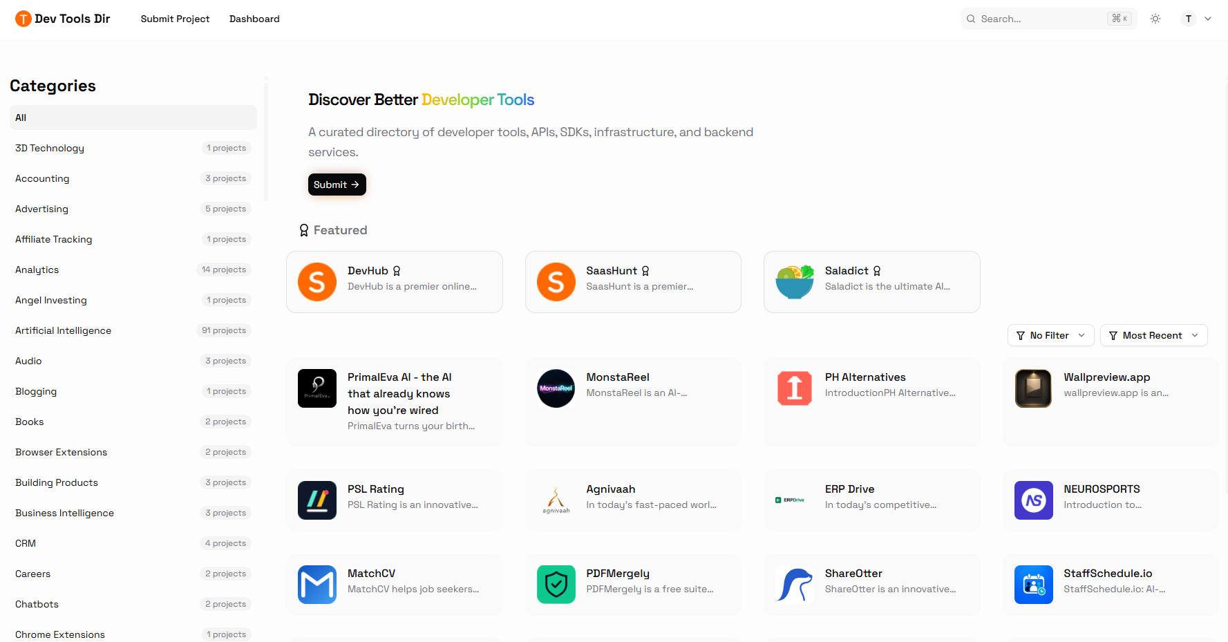 DevToolsDir - AI Tool