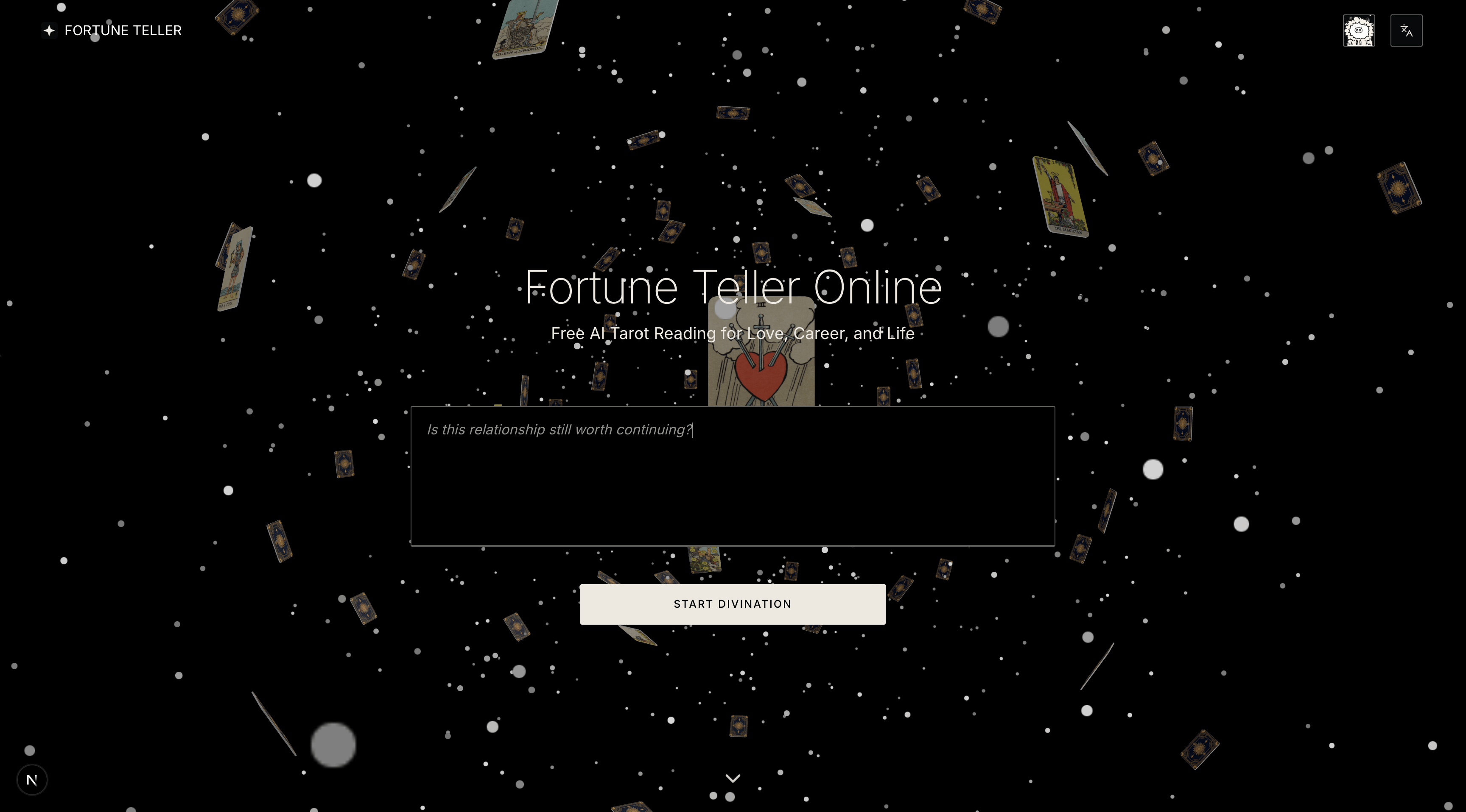 FortuneTellerOnline - AI Tool
