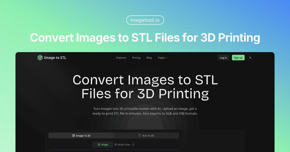 IMAGE TO STL - AI Tool