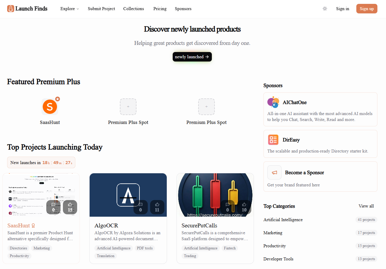 LaunchFinds - AI Tool