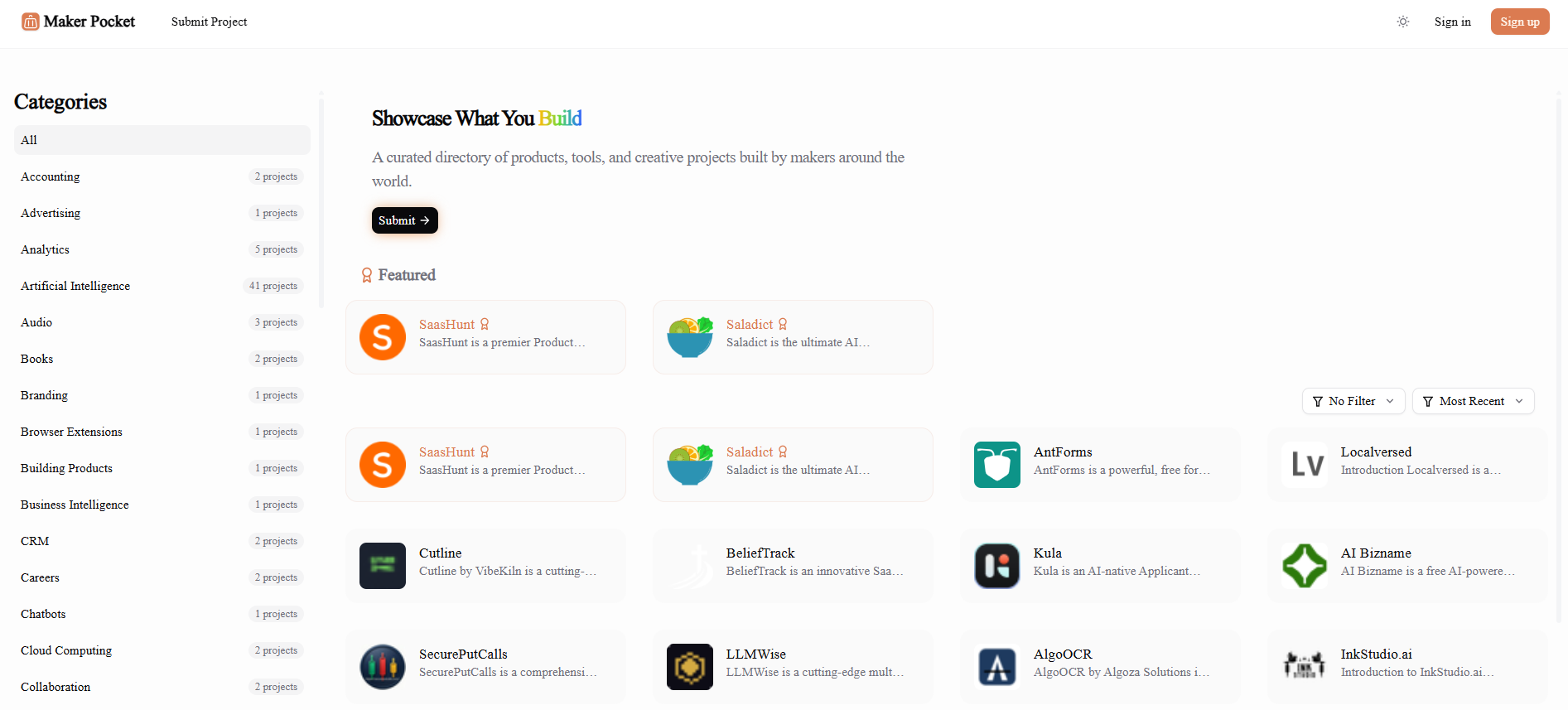 MakerPocket - AI Tool