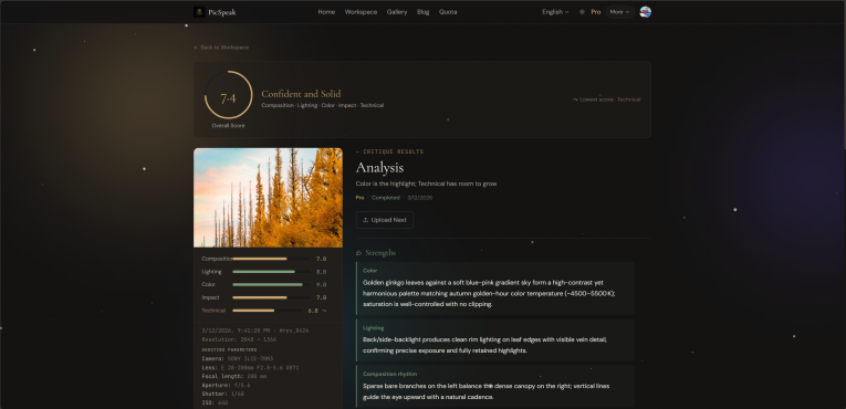 PicSpeak - AI Tool
