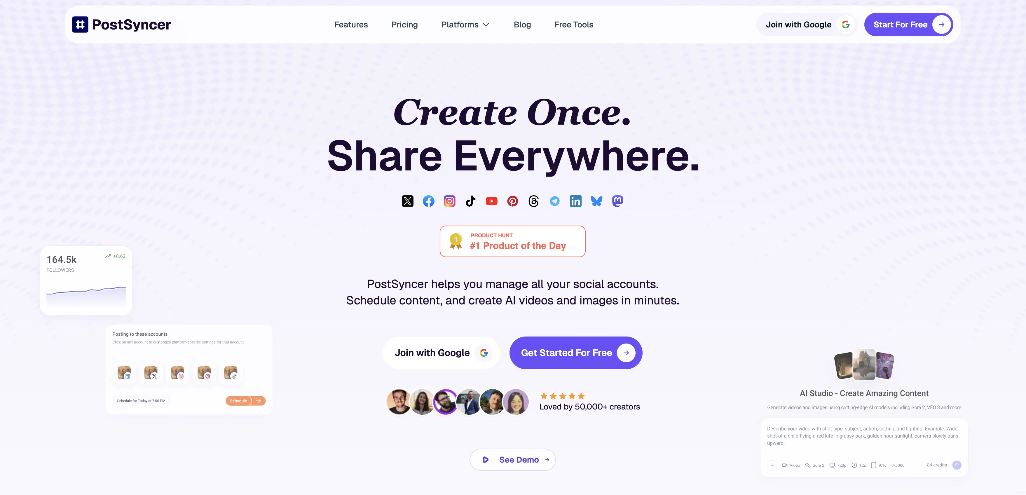 PostSyncer - AI Tool