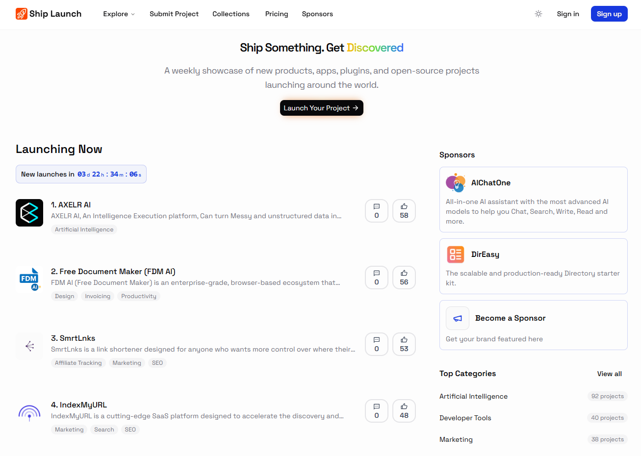 ShipLaunch - AI Tool