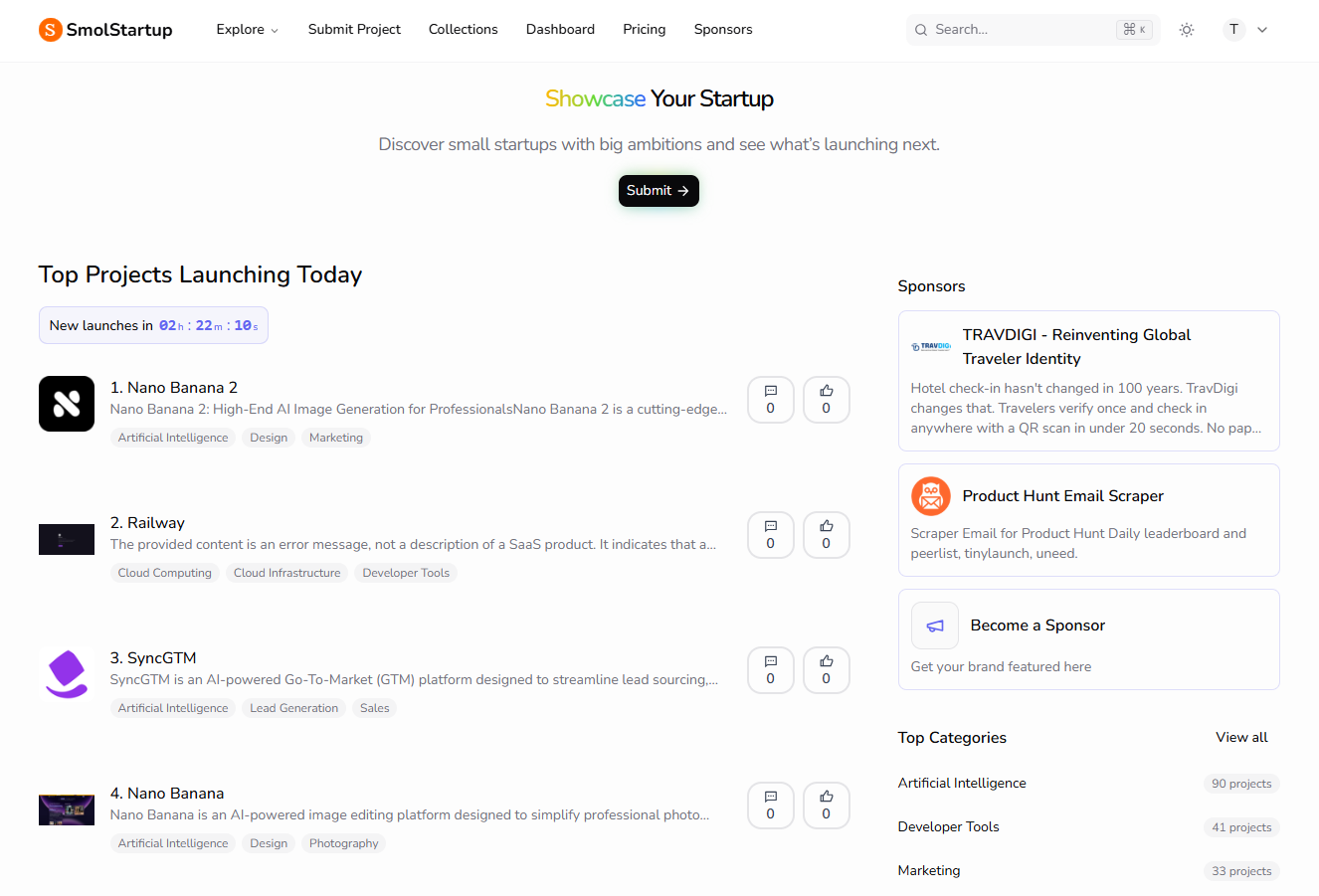 Smol Startup - AI Tool