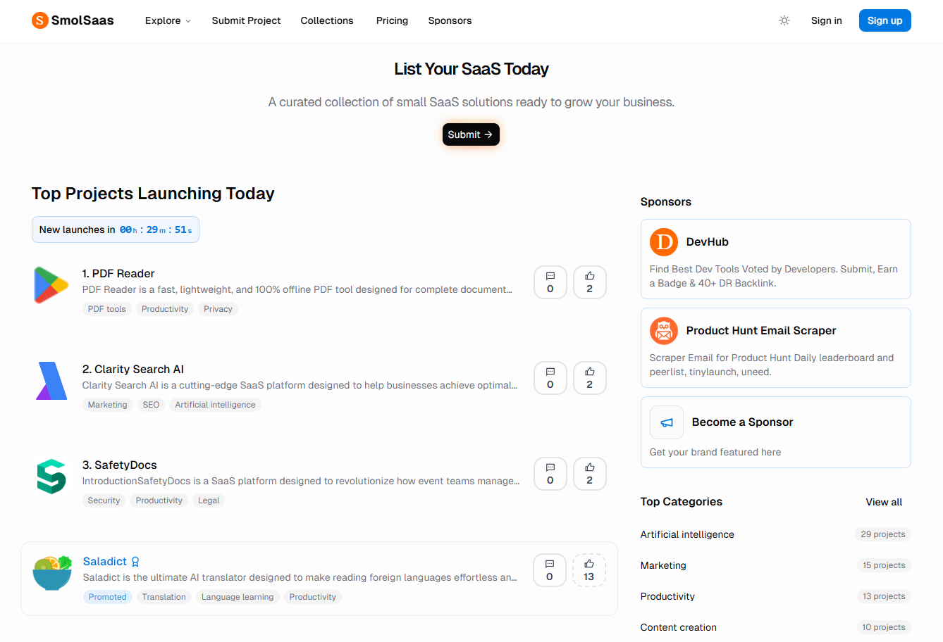 SmolSaas - AI Tool