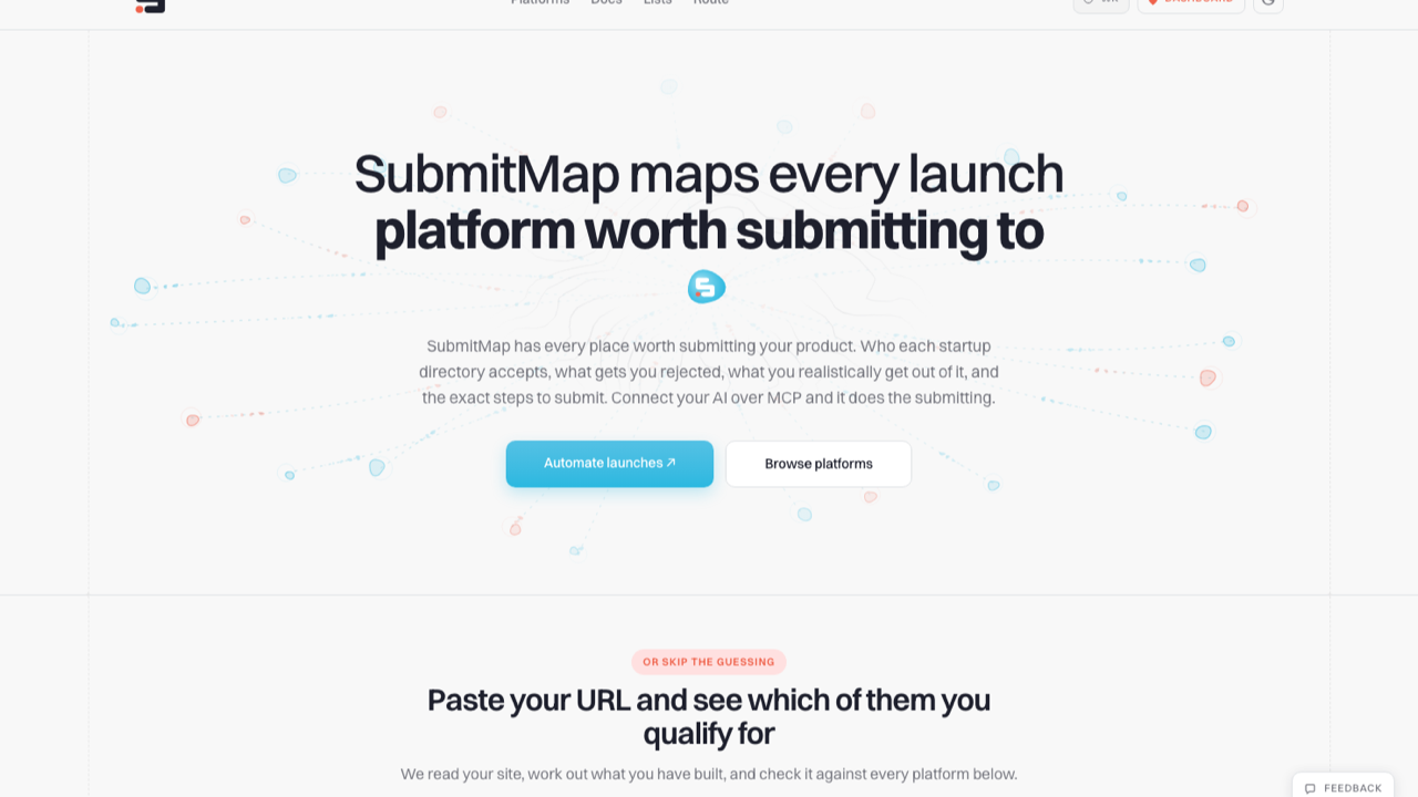 SubmitMap - AI Tool