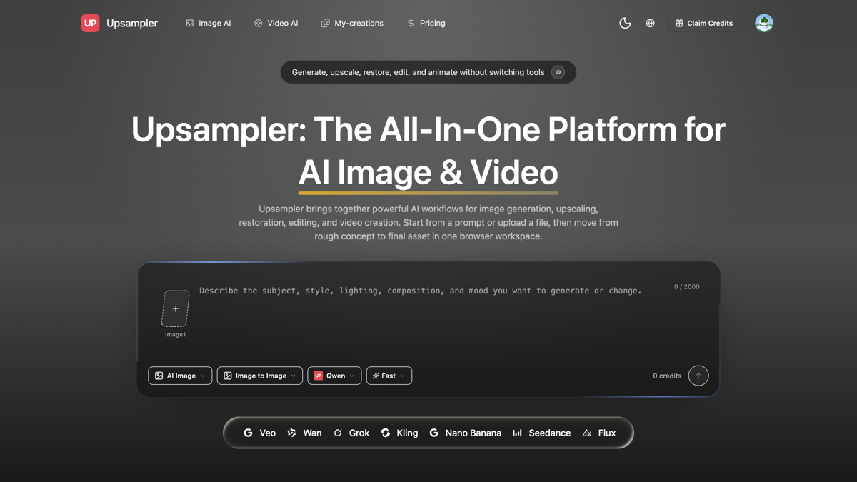 Upsampler - AI Tool